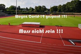 Kép a petícióról:Keine Sperrung der Sportanlagen in der Corona-Pandemie
