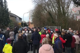 Foto e peticionit:Keine Sperrung des Wibbeltrather Wegs durch Absperrpfosten!