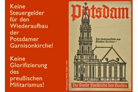 Bild der Petition: Keine Steuergelder für den Wiederaufbau der Potsdamer Garnisonkirche!