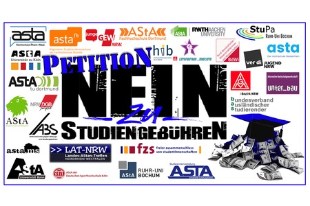 Foto della petizione:Keine Studiengebühren in NRW