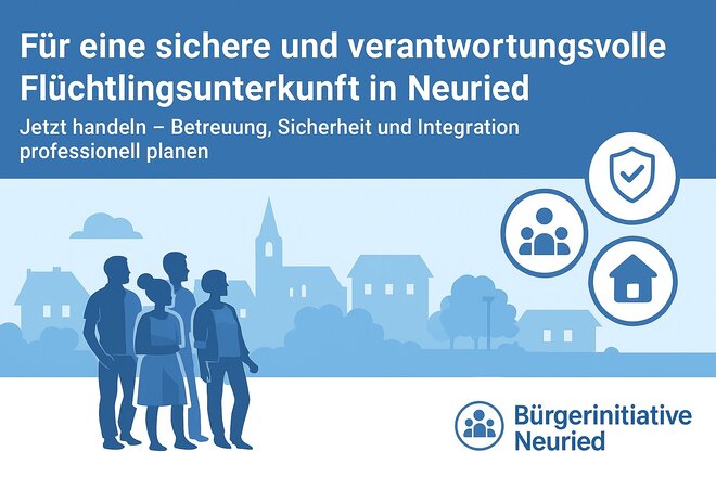 A petíció képe „Keine Unterkunft ohne Konzept – Sicherheit und Professionalität für Neuried“