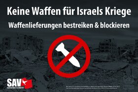 Bild der Petition: Keine Waffen für Israels Kriege
