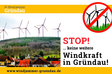 Kép a petícióról:Keine weitere Windkraft in Gründau - 5 WKA sind genug