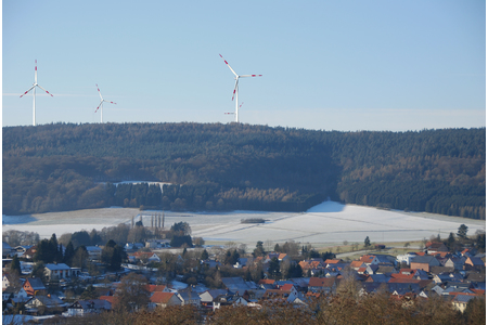 Foto van de petitie:Keine Windräder auf dem Wehrdaer Berg (Am Küppel, Wildacker, HEF 55)!
