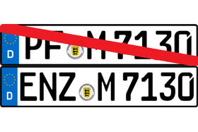 Bild der Petition: Kennzeichenliberalisierung vom KFZ-Kennzeichen PF (Pforzheim) auf ENZ (Enzkreis)