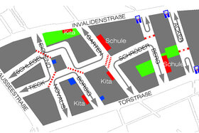 Bilde av begjæringen:Kiezblock Gartenstrasse - Sichere Kiezstrassen Ohne Durchfahrtsverkehr