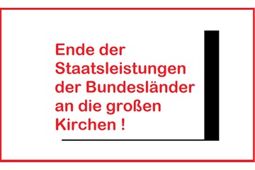 Bild der Petition Appell: Kirchen bekommen jährlich eine halbe Milliarde extra - wegen eines 200 Jahre alten Deals
