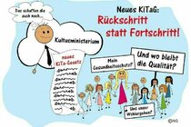 KiTas gegen das neue KiTa Gesetz in Niedersachsen