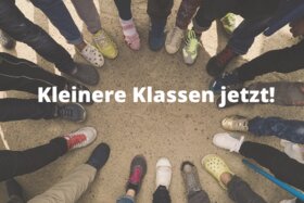 Foto da petição:Kleinere Klassen / Absenkung des Klassenteilers