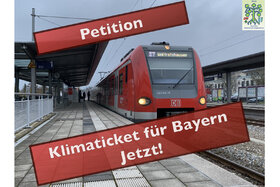 Kuva vetoomuksesta:Climate ticket for Bavaria