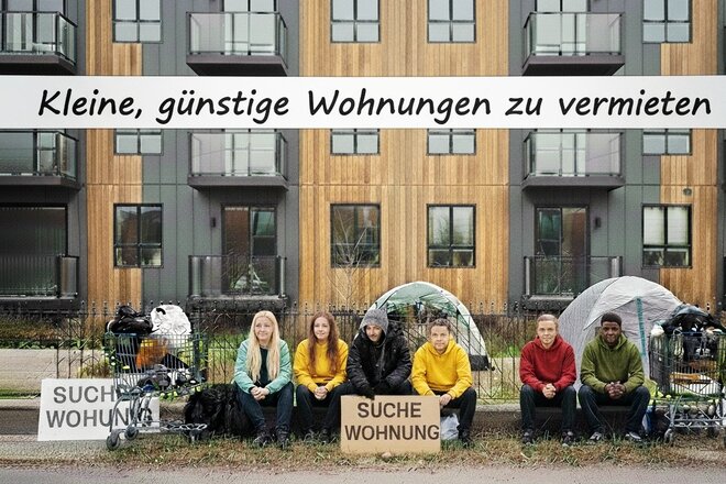 Image of the petition Kosten der Unterkunft (KDU) bei SGB2  – Übernahme kleinerer Wohnungen soll gekürzt werden