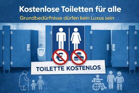 Bild der Petition: Kostenlose öffentliche Toiletten für alle – Grundbedürfnisse dürfen kein Luxus sein