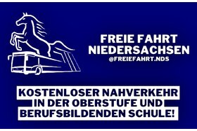 Petīcijas attēls:Kostenloser Nahverkehr in der Oberstufe & BBS: Mehr Bildungs- und Klimagerechtigkeit wagen!