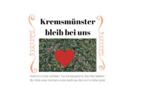 Малюнок петиції:Kremsmünster - bleib bei uns!