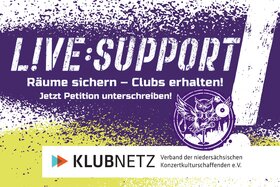 Bild der Petition: L!VE:SUPPORT: Räume sichern – Hannovers Clubkultur jetzt erhalten!