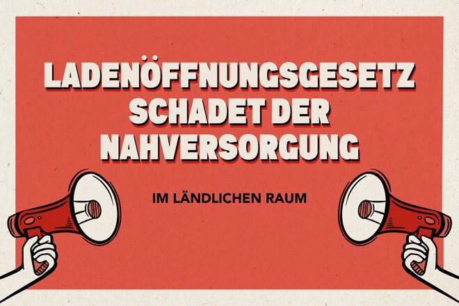 Peticijos vaizdas Neues Ladenöffnungsgesetz schadet der Nahversorgung im ländlichen Raum