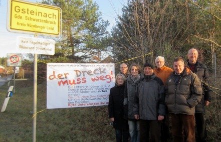 Kép a petícióról:Landrat Eckstein: "Fordern Sie Reifenwaschanlagen für die Bauschuttdeponie Schwarzenbruck"