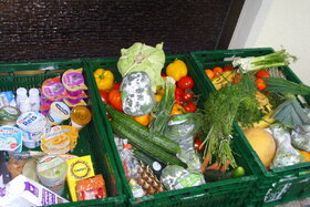 Малюнок петиції:Supermärkte sollen Lebensmittel spenden statt wegwerfen