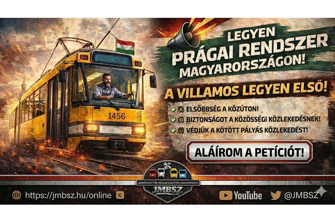 Image of the petition LEGYEN PRÁGAI RENDSZER MAGYARORSZÁGON! Most formálódik az új KRESZ!