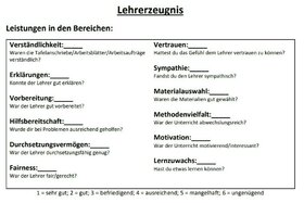 Bild der Petition: Lehrerzeugnisse - Die Lösung (fast) aller Schulprobleme