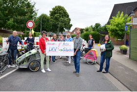 Foto van de petitie:Lkw-Durchfahrtverbot und Tempo 30 im Dorf: Für mehr Sicherheit für Laer JETZT!