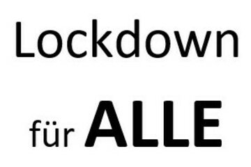 Bild der Petition Lockdown für ALLE
