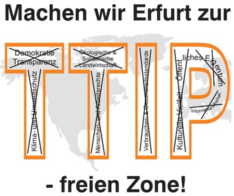 Picture of the petition:Machen wir Erfurt zur TTIP-freien Zone!
