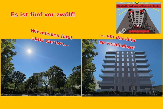 Bild der Petition Mainz-Münchfeld: Kein Hochhaus auf Kosten der Kinder - 2. Runde