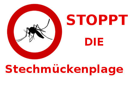 Kuva vetoomuksesta:Maßnahmen gegen die Stechmücken!