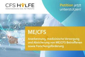 Billede af andragendet:ME/CFS: Recognition, medical care & protection for affected persons and research funding