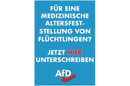 Slika peticije:Medizinische Altersbestimmung bei unbegleiteten minderjährigen Asylbewerbern im Kreis Bad Dürkheim
