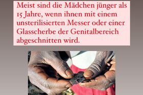 Bild der Petition: Mehr Aufklärung gegen die Genitalbeschneidung an Mädchen und jungen Frauen!