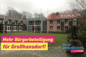 Petīcijas attēls:Mehr Bürgerbeteiligung für Großhansdorf