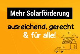 Bild der Petition: Mehr Fördermittel für Solaranlagen und Elektromobilität bereitstellen! Fair und für alle!