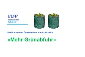 Bild der Petition: "Mehr Grünabfuhr in Arlesheim"