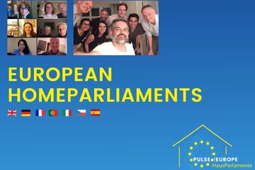Bild på husets parlament " Does Europe's democracy need more citizen participation? ".