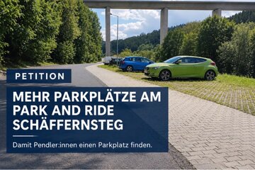 Εικόνα της αίτησης Mehr Parkplätze am P+R Schäffernsteg – Ausbau für Pendler dringend erforderlich!
