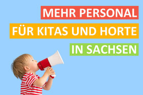 Bild der Petition: Mehr Personal für Kitas und Horte in Sachsen