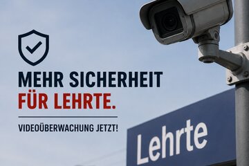 Bild der Petition Mehr Sicherheit am Bahnhof Lehrte – Videoüberwachung zurück!