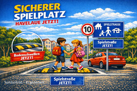 Bild der Petition: Mehr Sicherheit für Kinder am Spielplatz Havelaue Birkenwerder