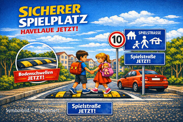 Obraz petycji Mehr Sicherheit für Kinder am Spielplatz Havelaue Birkenwerder