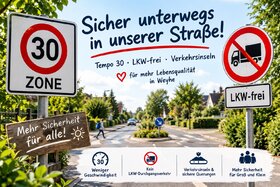 Bild der Petition: Mehr Sicherheit und weniger Verkehr auf dem „Im Mühlengrunde“ in 28844 Weyhe