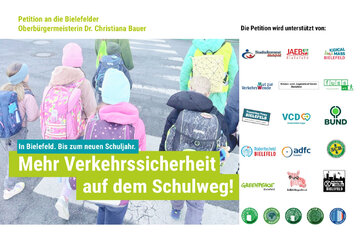 Imagen de la petición Mehr Verkehrssicherheit auf dem Schulweg in Bielefeld