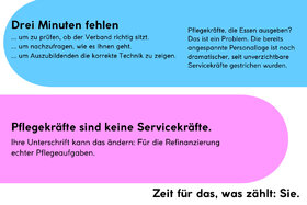 Bild der Petition: Mehr Zeit für Pflege – Keine Serviceaufgaben für Pflegefachkräfte!