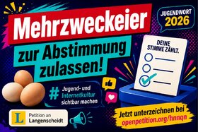 Bild der Petition: „Mehrzweckeier“ zur Jugendwort-Abstimmung 2026 zulassen!