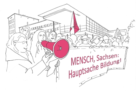 Photo de la pétition :MENSCH, Sachsen: Erziehung und Bildung müssen wieder Priorität bekommen!