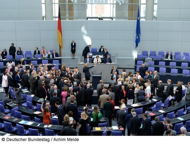 Obrázok petície:Mindest- Anwesenheitspflicht bei Debatten und besonders bei Abstimmungen im Bundestag