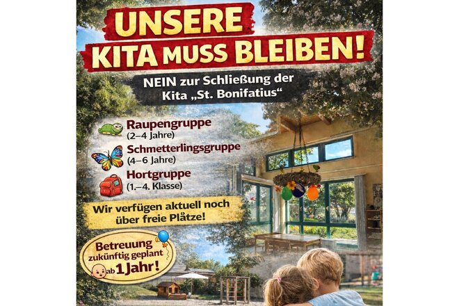 Εικόνα της αίτησης Erhalt der Kindertagesstätte St. Bonifatius