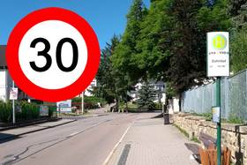 Bild der Petition: Für eine Geschwindigkeitsbegrenzung  auf 30 km/h vor der Kita „Waschbären"