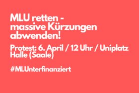 Dilekçenin görseli: MLU retten - massive Kürzungen abwenden!